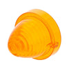 Lamp Lens Bullet Marker Lamp Replacement Lens Amber 3.03in Height x 3.50in O.D. Polycarbonate Fits Mack