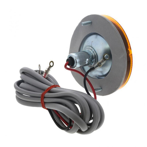 Lamp Amber 93in Pigtail Length 3.48in Lense O.D. (2) 8-32 Thread Studs