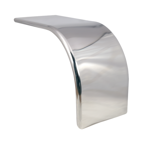 80"Extra Long Half Fender Stainless Steel 304, Perfect Mirror Finish 14 Gauge (Pair) ( WIDE)