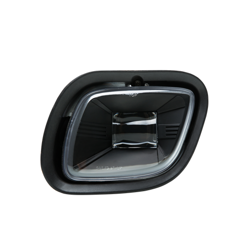 LED Projector Fog Light Black Reflector fits Freightliner Cascadia