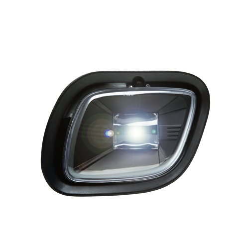 LED Projector Fog Light Black Reflector fits Freightliner Cascadia