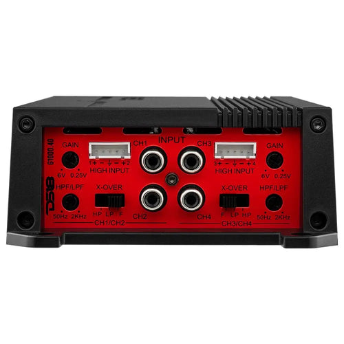 DS18 GEN-X Full-Range Class D 4-Channel Amplifier | 4 x 90W RMS @ 4-Ohm