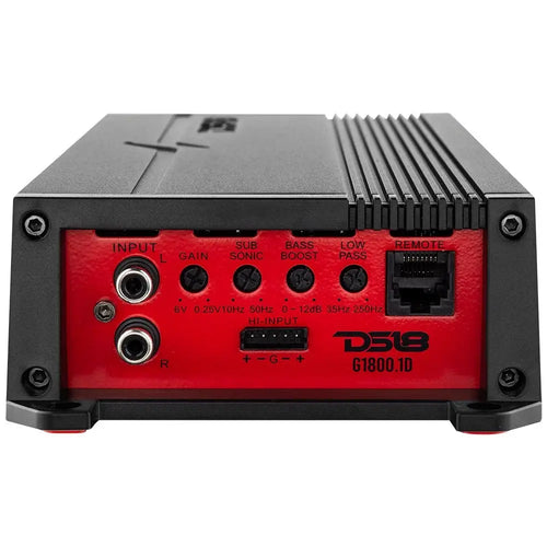 DS18 GEN-X Class D 1-Channel Amplifier | 600W RMS @ 1-Ohm