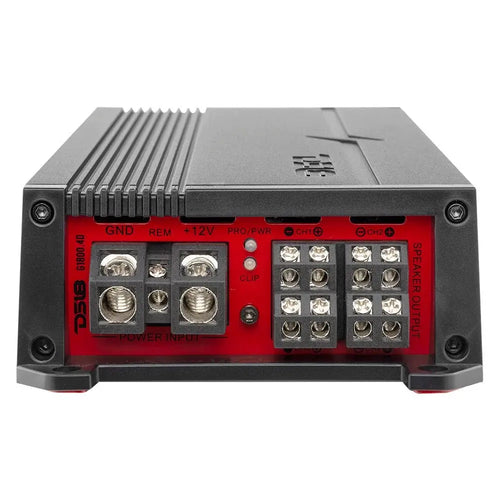 DS18 GEN-X Full-Range Class D 4-Channel Amplifier | 4 x 150W RMS @ 4-Ohm