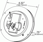 Amber Hi Count® 4" LED Stop Tail Turn Lights