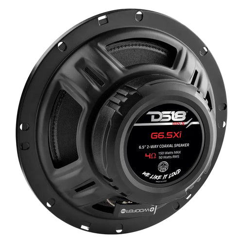 DS18 6.5" 2-Way Coaxial Speakers 50 Watts Rms 4-Ohm