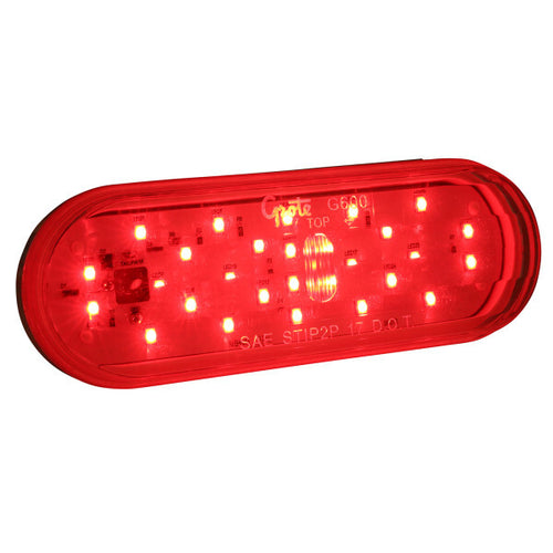 Grote Red/Clear Hi Count® Oval LED Stop Tail Turn Lights