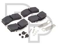 Disc pad set - axle Up to 28.6k, hdwe included - Fras-Le OE Equivalent