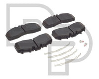 Disc pad set - axle Up to 28.6k, pad springs included - Fras-Le OE Equivalent