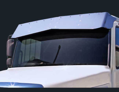 14" X 12" S.S Bowtie Style Visor With 10 - 3/4" Light Holes, Fits Hino 238 / 258 / 268 & 338 MODELS ONLY 2005-2021