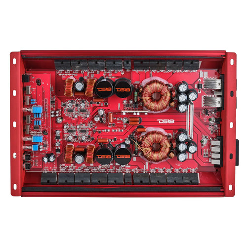 DS18 HOOLIGAN KO Full Range Class D 4-Channel Amplifier 4 x 300 Watts Rms @ 4-Ohm Made In Korea