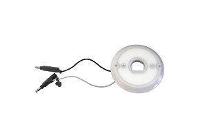 Halo Glow Light with Amber LED for Watermelon Lights, complete with 2 wire .180FM plugs