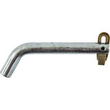 5/8 x 5.0 Inch Clear Zinc Hitch Pin Assembly With Spring Clip