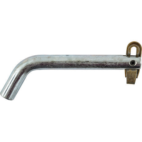 5/8 x 5.0 Inch Clear Zinc Hitch Pin Assembly With Spring Clip