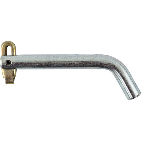 5/8 x 5.0 Inch Clear Zinc Hitch Pin Assembly With Spring Clip