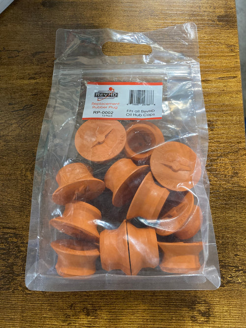 12 Oil Plug for RevHD Hub Caps Replacement Rubber 1 1/8"