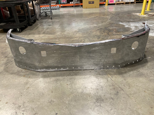 20-16" Bumper Chrome Fits Peterbilt 579 Tow Holes, Fog Light 3/4" With 35 Lights Hole