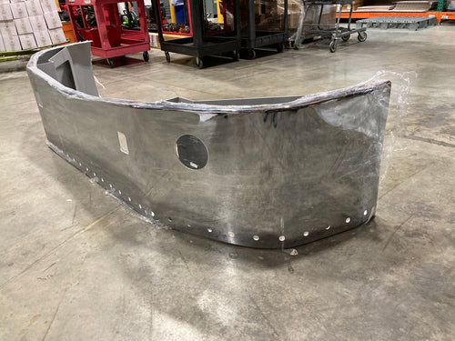 20-16" Bumper Chrome Fits Peterbilt 579 Tow Holes, Fog Light 3/4" With 35 Lights Hole