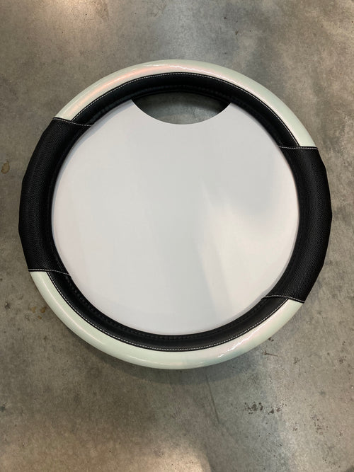 18” Steering Wheel Cover Bright White