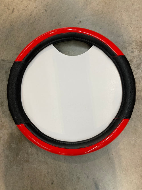 18” Steering Wheel Cover Bright Red