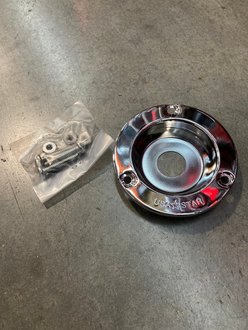 Stainless Steel Chrome Flange Mount For 2-1/2” Sealed Light ( Light Hole 3/4")