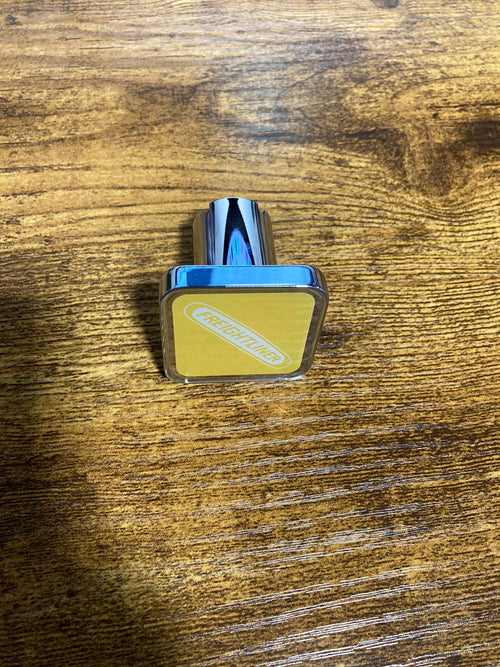 Logo Square Knob Yellow Fits Freightliner
