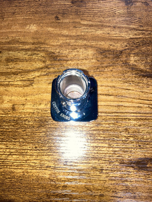 Old Logo Square Knob Metallic Red Fits Kenworth