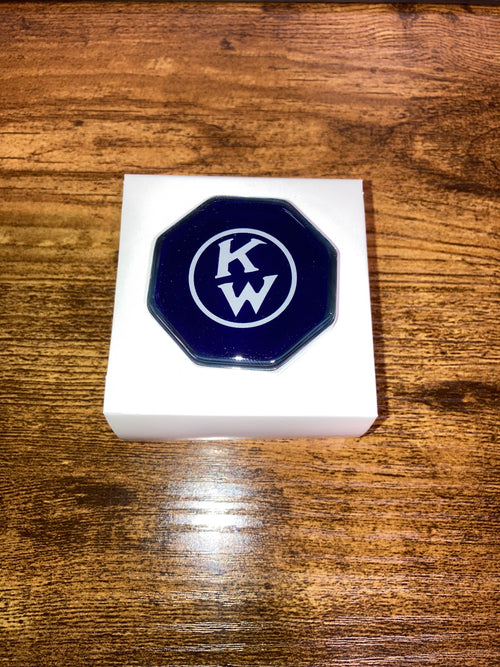 Old Logo Octagon  Blue Fist Kenworth Tractor & Trailer Air Valve Knobs