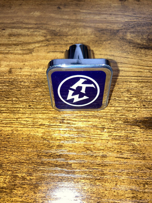 Old Logo Square Blue Fits Kenworth Tractor & Trailer Air Valve Knobs
