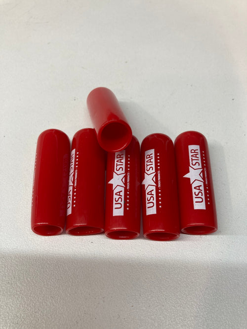 USASTAR CB Radio Antenna Replacement Red Tip Caps ( Qty 6 )
