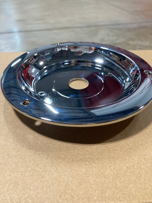 4" Plastic Chrome Base / Watermelon