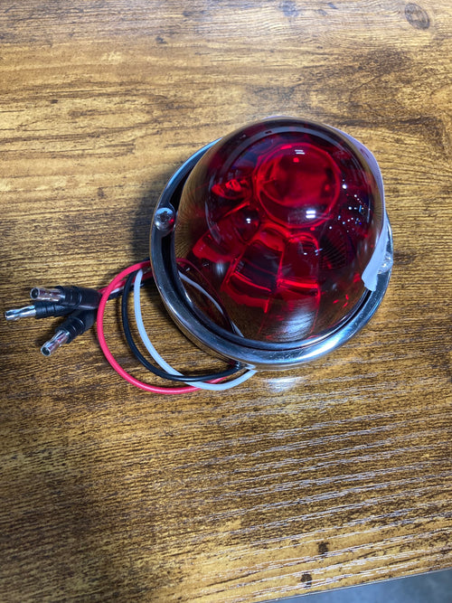 Red/Red Glass Lens Watermelon STAR Sealed Super Led Bulb Light 3.5"