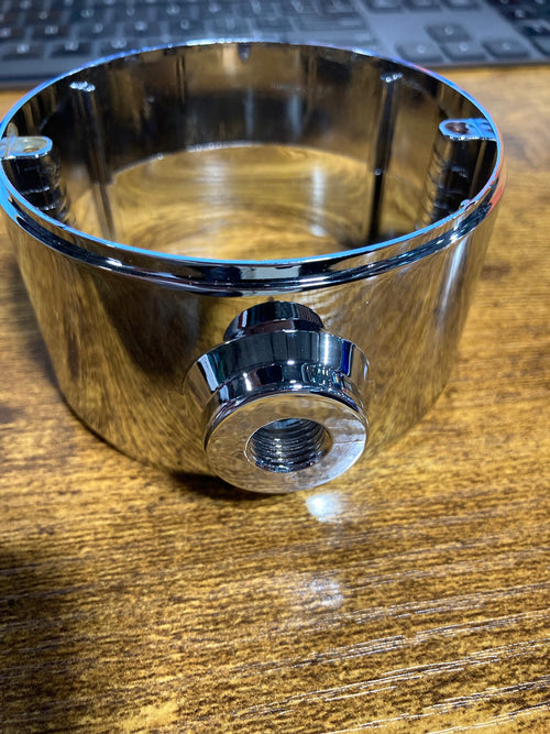 Chrome Double Face Light Housing Pedestal