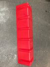 Corner Protector Plastic,  8" x 8" x 36" Color Red, VeeBoard. MADE IN AMERICA