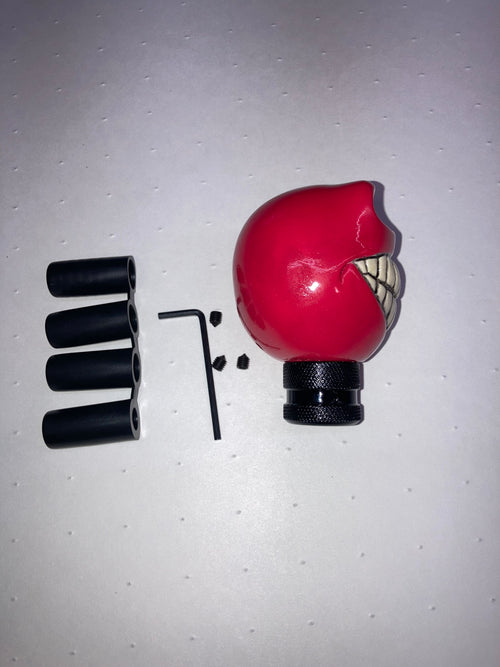 Skull Shift Knob Red