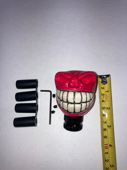 Skull Shift Knob Red