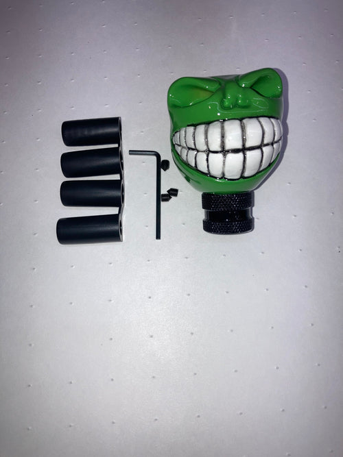 Skull Shift Knob Green