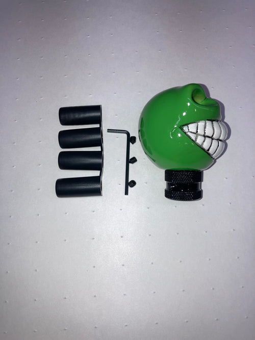 Skull Shift Knob Green