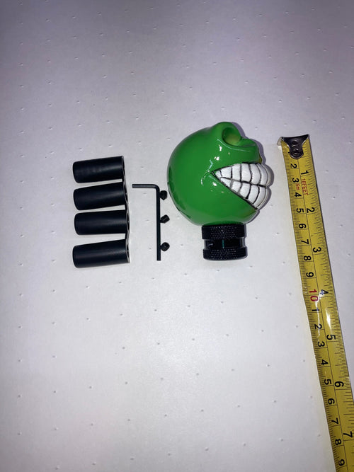 Skull Shift Knob Green