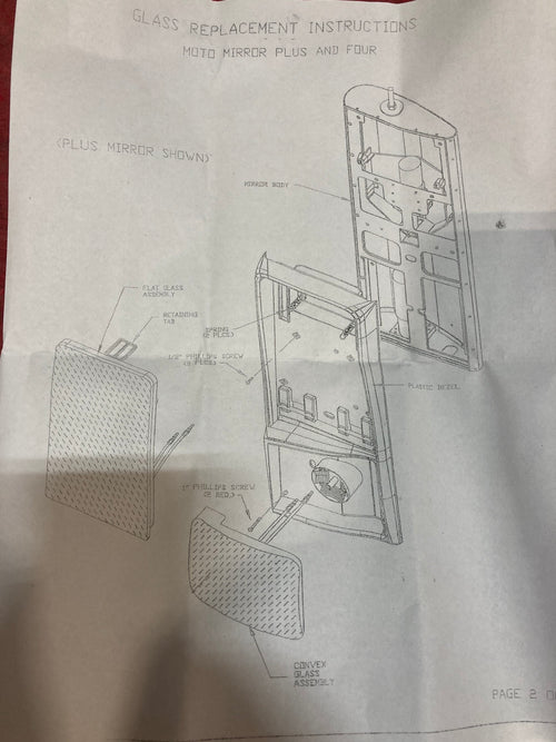 Motor mirror small