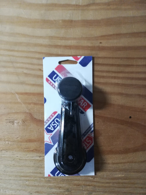 Interior Window Handle fits Mack CH, CV, Granite, Passenger/Driver Side Black