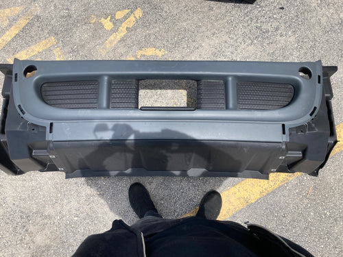 Center Bumper Assembly - With Center Bumper Assembly,  Mounting Holes Use with Chrome Overlay fits Freightliner Cascadia 2008-2017