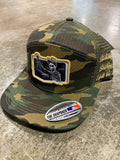 Trucker Skeleton,Military Color, Cap American, 7 panel
