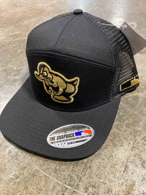 Mad Duck Hat, Color Black, Not A Job, a Life Style, 7 panel