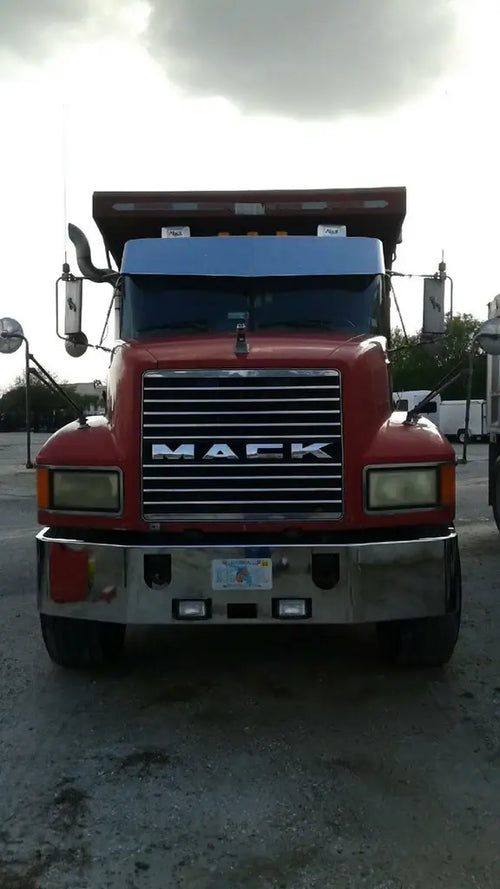 14 1/2” Visor Fits Mack CH600-CH613, Vision, Granite S.Steel
