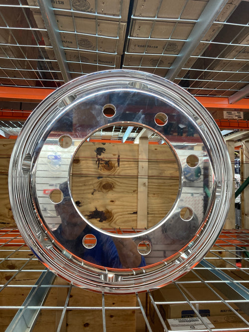 Aluminum Wheel, 17.5" x 6.75"  8 Holes, All position