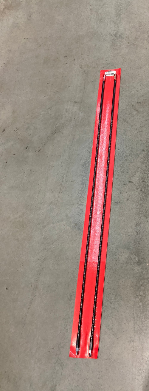 3' Whip Fiberglass Antenna (Black) “Regular” (2 Pack)