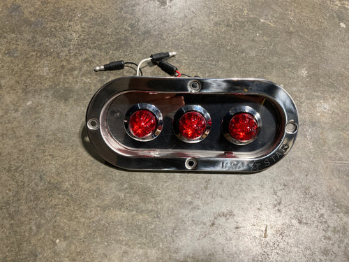 6" Oval Stainless Steel Light Bezel