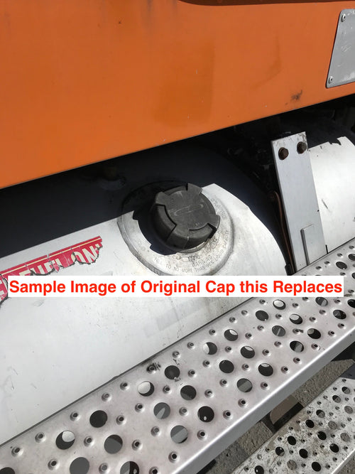 Freightliner fuel cap with lock