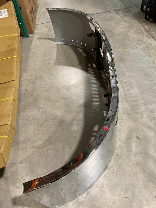 20" Chrome Bumper (International Prostar) W/ Air Vent, 35 = 3/4" Light Hole ( No Top Filler)